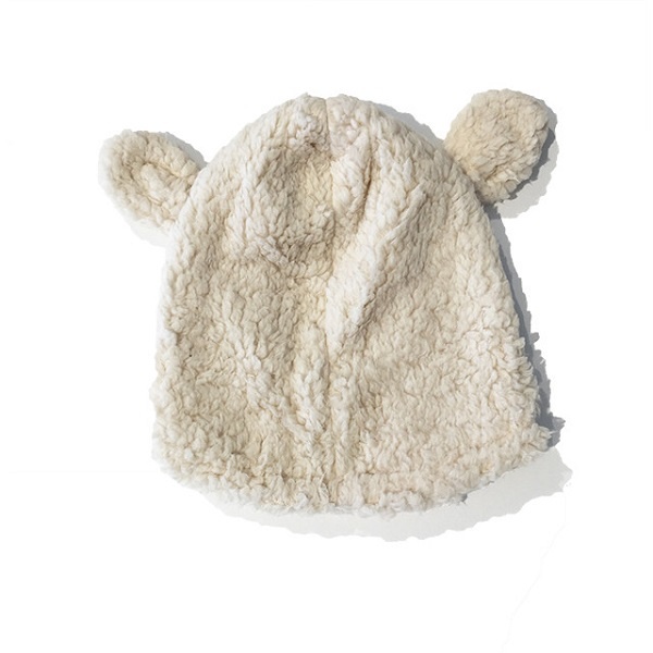 Leapepe 嬰兒帽子 (6個月-1歲半用) 小羊 (白色)