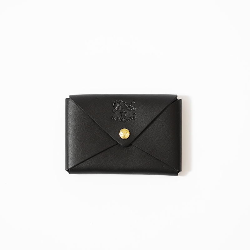 Il Bisonte 卡片套(黑色) Button Coin Case - Black