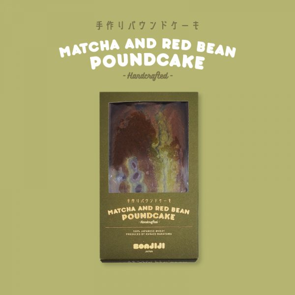 BONJIJI 抹茶紅豆磅蛋糕 (日本手工製作)