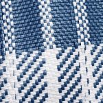 Letra Mercado 編織袋 - SHADE - 金屬藍 / 白 (M)