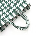 Letra Mercado 編織袋 - CHIDORI - 白 / 綠 (M)
