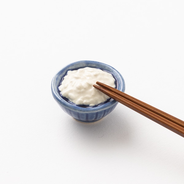 美濃燒 筷子座 (藍色飯碗)